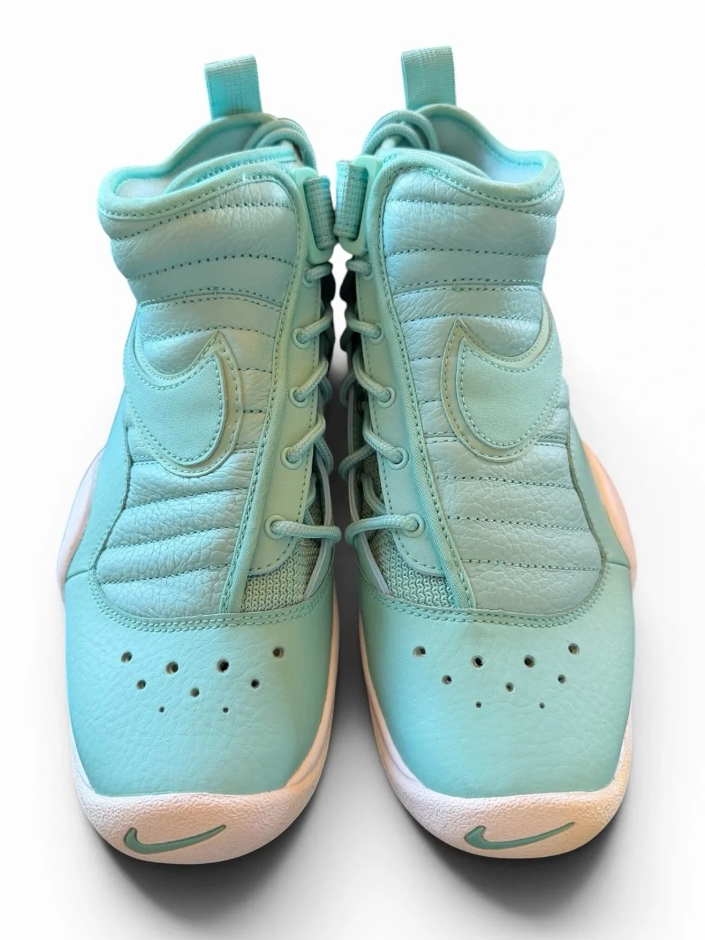 NWOB Nike Air Shake Ndestrukt Teal High-Top Sneakers Youth 7Y
